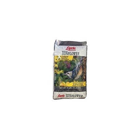 Lyric 2647281 Sunflower Seed Bird Food, 25 Lb Bag
